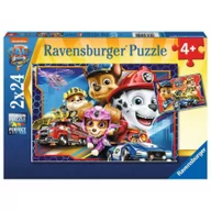 Puzzle - Ravensburger Kinderpuzzle 05154 - Allzeit bereit! - 2x24 Teile PAW Patrol Puzzle für Kinder ab 4 Jahren 5154 - miniaturka - grafika 1