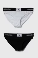 Majtki dla dzieci - Calvin Klein Underwear figi dziecięce 2-pack kolor czarny - miniaturka - grafika 1