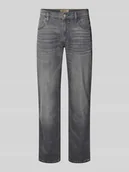 Spodnie męskie - Jeansy o kroju regular fit z wpuszczanymi kieszeniami model 'ROCK' - miniaturka - grafika 1