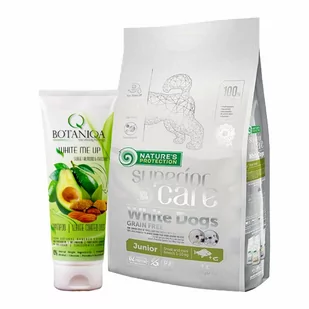 Natures Protection Grain Free White Dogs Junior Small 1,5 kg - Sucha karma dla psów - miniaturka - grafika 1