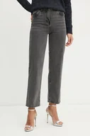 Spodnie damskie - Morgan jeansy PSTRASS damskie high waist PSTRASS - miniaturka - grafika 1