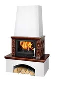 Piece wolnostojące - ABX Piec kaflowy Lombardie - Brązowy - miniaturka - grafika 1
