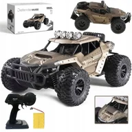 Zabawki zdalnie sterowane - Terenowy Samochód Zdalnie Sterowany Auto Rc Off Road Wojskowy Jeep Pilot - miniaturka - grafika 1