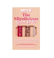 Zestawy kosmetyków damskich - MIYO The Miyolicious Smooth Lip Trio Zestaw trzech produktów do makijażu ust - miniaturka - grafika 1
