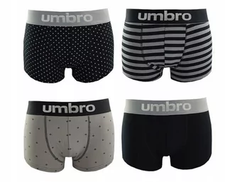 Majtki męskie - Umbro Bokserki Męskie 4 Pack Rozmiar XL - grafika 1