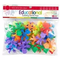 Askato Klocki puzzle 34 elementy - Zabawki konstrukcyjne - miniaturka - grafika 1