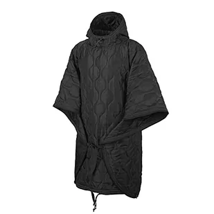 Poncho SWAGMAN ROLL Basic Helikon-Tex - Czarne - Odzież taktyczna i umundurowanie - miniaturka - grafika 1