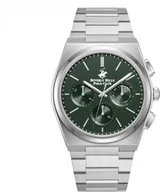 Zegarki męskie - Zegarek męski BEVERLY HILLS BP3381X.370 zielony fashion na prezent - miniaturka - grafika 1