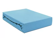 Prześcieradła - Darymex Prześcieradło Jersey z gumką niebieskie 60x120 dx-60-pjr-005 - miniaturka - grafika 1