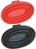 Szczotki dla konia - Kerbl Zgrzebło owalne gumowe - Covalliero - miniaturka - grafika 1