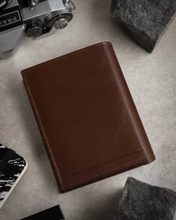 Elegancki Portfel Męski Ze Skóry Naturalnej, Bez Zapięcia Lumarko! - Portfele - miniaturka - grafika 5