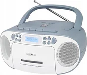 Radioodtwarzacze - Radioodtwarzacz Reflexion Reflexion RCR2260DAB Boombox weiß/blau - miniaturka - grafika 1