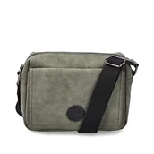Torebki damskie - Rieker Women's H1455 torba na ramię, zielona - miniaturka - grafika 1