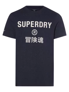 Koszulki męskie - Superdry - T-shirt męski, szary - grafika 1