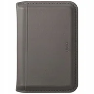 Portfele - Magnetyczny portfel Rfid Uniq Lyden Ds stojak na telefon szary - miniaturka - grafika 1