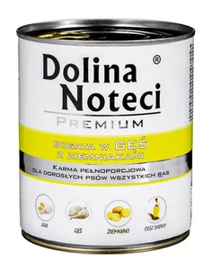 Dolina Noteci Premium Gęś z ziemniakami 800g - Mokra karma dla psów - miniaturka - grafika 1