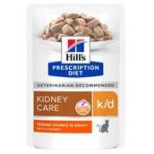 Mokra karma dla kotów - Hills Karma PD Feline K/D kurczak 85g - miniaturka - grafika 1