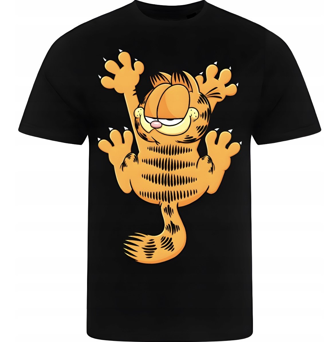 KOSZULKA Z NADRUKIEM MĘSKA ŚMIESZNA T-SHIRT KOT GARFIELD Bajka r. L
