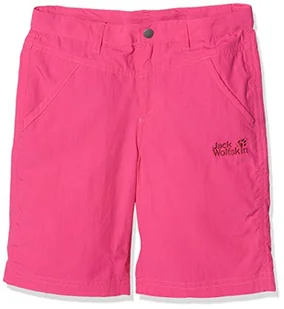 Jack Wolfskin Szorty dziecięce uniseks Sun Shorts K różowy Pink Peony 128 cm - Spodenki damskie - miniaturka - grafika 1