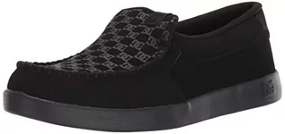 Koszulki męskie - DC Męskie buty typu sneaker typu Villain Slip On Low Top Slipper Casual, Czarny, 5 - grafika 1