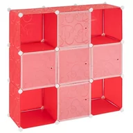 Regały - Czerwony regał RED RACK - system wtykowy - miniaturka - grafika 1