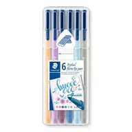 Kredki, ołówki, pastele i pisaki - Staedtler, Flamaster Triplus HYGGE, 1 mm, 6 szt. w etui - miniaturka - grafika 1