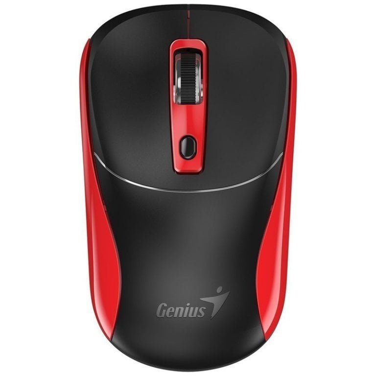 Genius NX-7123, czarno-czerwona, optyczna, 1200DPI