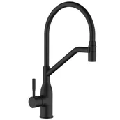 Baterie kuchenne - Bateria kuchenna Freila czarna z wylewką U Laveo - miniaturka - grafika 1