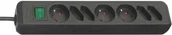 Listwy zasilające - Brennenstuhl Listwa zasilająca Przedłużacz Eco-Line z wyłącznikiem 7 gniazd 1,5m 1150704 - miniaturka - grafika 1