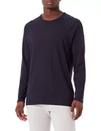 Koszulki męskie - Replay T-shirt męski, 088 Deep Blue, XL - miniaturka - grafika 1