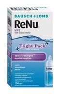 Płyny do soczewek kontaktowych - Bausch&Lomb amp Lomb Płyn ReNu MPS Sensitive Eyes Flight pack 100 ml - miniaturka - grafika 1
