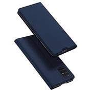 Etui i futerały do telefonów - Dux Ducis Skin Pro kabura etui pokrowiec z klapką Samsung Galaxy A51 niebieski - miniaturka - grafika 1