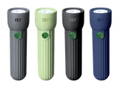 Latarki - Latarka ISY IFL-400 Szary, Zielony, Czarny, Niebieski - miniaturka - grafika 1