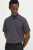 Koszulki męskie - G-Star Raw polo bawełniane kolor szary gładki D22783-D287 - miniaturka - grafika 1