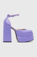 Czółenka - Steve Madden czółenka Charlize kolor fioletowy na słupku SM11002138 - miniaturka - grafika 1