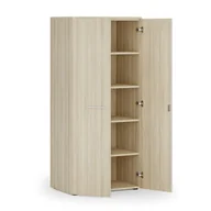 Szafy biurowe - Szafa biurowa z drzwiami PRIMO WOOD, 1781 x 800 x 500 mm, dąb naturalny - miniaturka - grafika 1