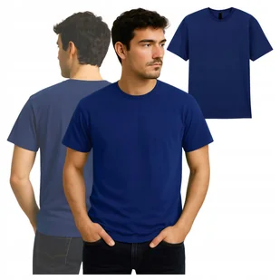 T-SHIRT Koszulka męska granatowa GILDAN 100% Bawełna Amerykańska r. 3XL - Koszulki męskie - miniaturka - grafika 1