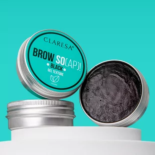 Claresa - Mydło do brwi BROW SO(AP)! BLACK 30ml - Akcesoria i kosmetyki do stylizacji brwi - miniaturka - grafika 2