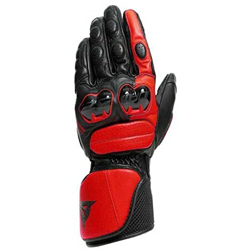 DAINESE - Impeto Gloves skórzane rękawice motocyklowe z ochraniaczami na orzechach, kompatybilne z ekranem dotykowym, rękawice motocyklowe, uniseks dla mężczyzn i kobiet