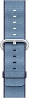 Akcesoria do smartwatchy - Oryginalny Pasek Apple Watch Woven Nylon Navy - Tahoe Blue 42mm w zaplombowanym opakowaniu - miniaturka - grafika 1