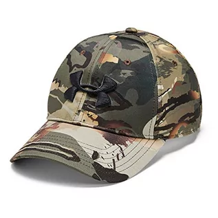 Czapki damskie - Under Armour Camo Cap 2.0 1300472-988, męska czapka z daszkiem, zielona, jeden rozmiar EU - grafika 1