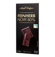 Czekolada - MaitreTruffout Premium Extra Gorzka Czekolada 80% 100 g - miniaturka - grafika 1