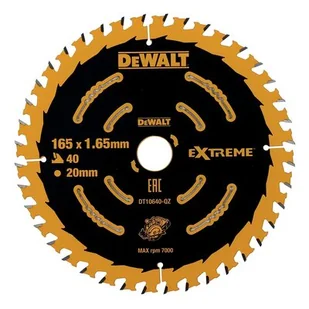 DeWalt DT10640 tarcza do drewna piła 165mm 40zębów - Tarcze do pił - miniaturka - grafika 1