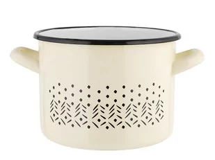 Garnek emaliowany na indukcję i gaz Emalia Polska Pleszew Nordic 4,7 l - Garnki - miniaturka - grafika 1