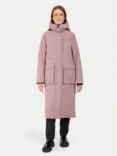 Didriksons Parka Leya 504846 Różowy Relaxed Fit - Kurtki damskie - miniaturka - grafika 1