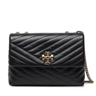 Torebki damskie - Torebka TORY BURCH - Kira Chevron Convertible Shoulder Bag 90446 Black 001 - grafika 1