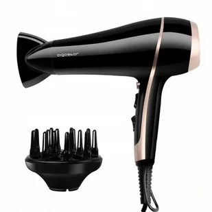 Aigostar Suszarka do włosów Ionic Hair Dryer 2400W Ionic Black VDE Lora 330200LNK - Suszarki do włosów - miniaturka - grafika 1