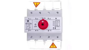 Spamel Rozłącznik izolacyjny 4P 125A RSI-4125N\W01 - Bezpieczniki elektryczne - miniaturka - grafika 1