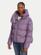 Kurtki damskie - PINKO Kurtka zimowa 101602 A2P6 Fioletowy Regular Fit - miniaturka - grafika 1