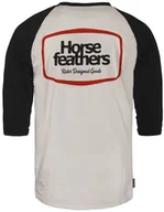 Koszulki męskie - t-shirt HORSEFEATHERS BRONCO RAGLAN T-SHIRT Cement - miniaturka - grafika 1